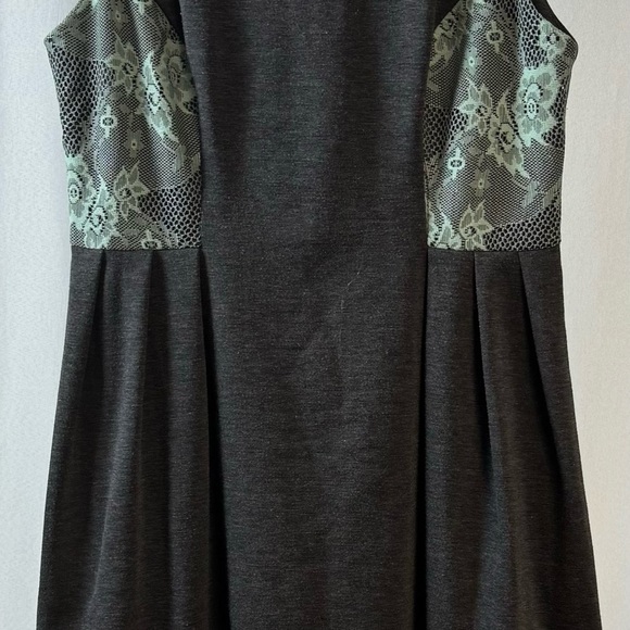 Eva Franco Sleeveless Knit Dress Gray & Mint Green‎ size Medium - Picture 9 of 10